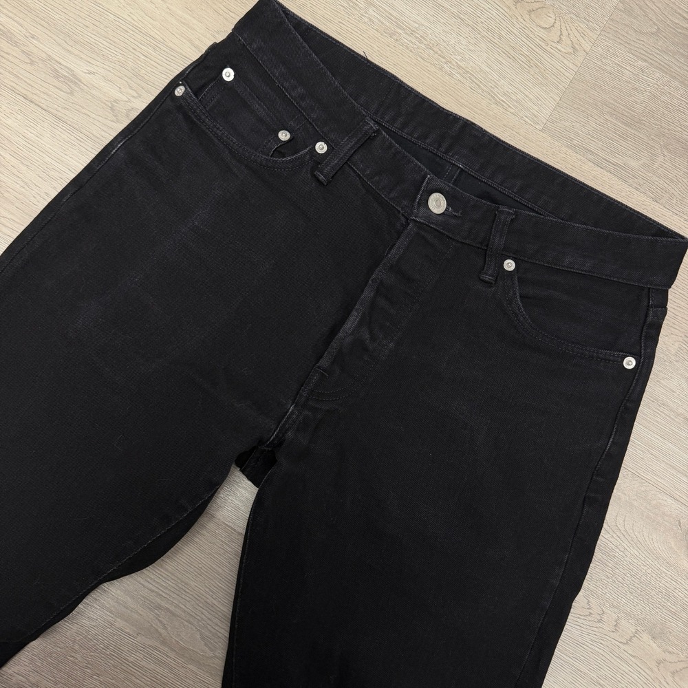 Buck Mason Maverick Slim Jeans Mens 32x32 Black 14oz Double Dipped Denim